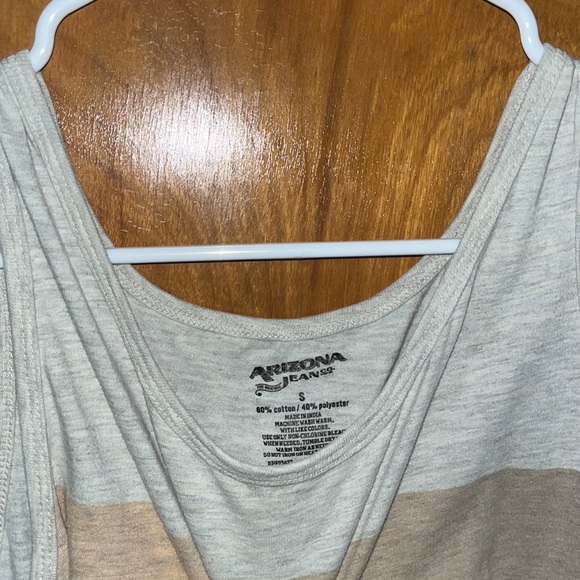 Arizona Tan Sunset/Palm Trees Graphic Tank Top - Picture 2 of 4